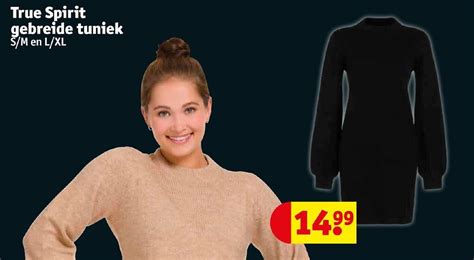 True Spirit Gebreide Tuniek Aanbieding Bij Kruidvat