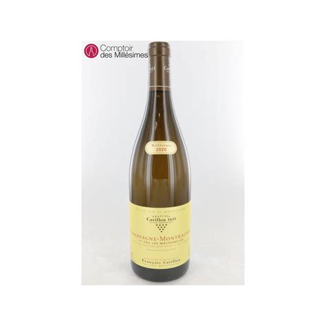 Chassagne Montrachet 1er Cru Les Macherelles 2020 François Carillon