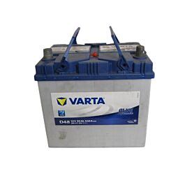 Volvo Batterie 12 Volt Pluspol Links 60 Ampere Varta Blau Grau Volvo