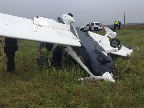 Dps Plane Crashes In Hill County Trapping Pilot Upside Down