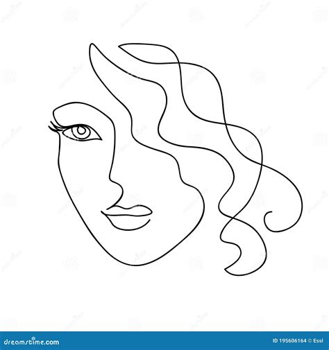 Woman Face Line Illustration Stock Illustrations 77 982 Woman Face