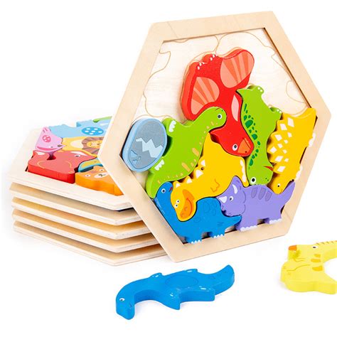 Jigsaw Puzzles For Kids Preschool Educational Brain Teaser Boards ...