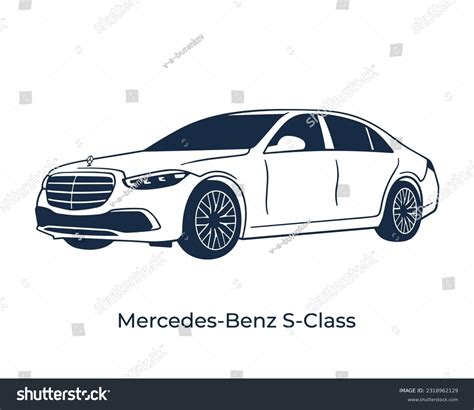 Mercedes S Class Drawing Over 36 Royalty Free Licensable Stock Illustrations And Drawings