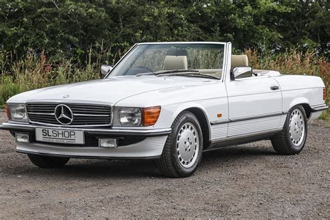 1988 Mercedes Benz 300sl R107 2299 Arctic White With Beige Leather