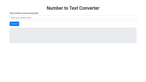 Number To Text Converter