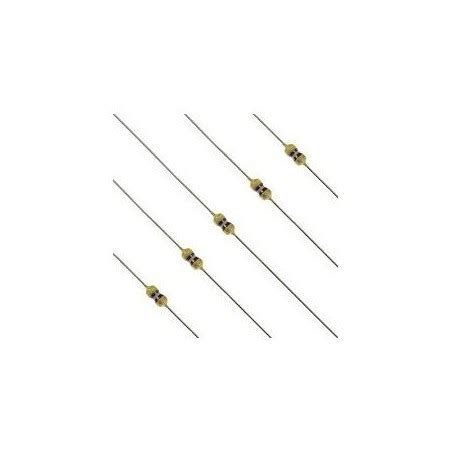 Resistor 1R 1/16w 5% - Marrom preto dourado dourado