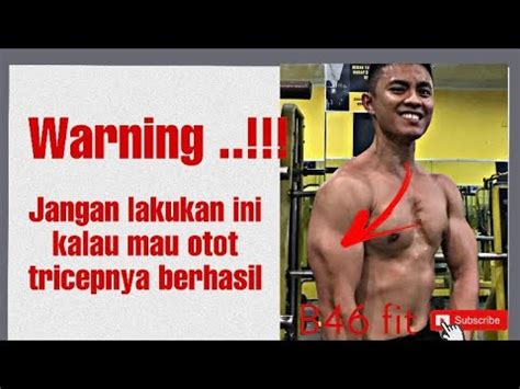 Cara Latihan Otot Tricep Yang Benar Di Tempat Gym Untuk Pemula Latihan