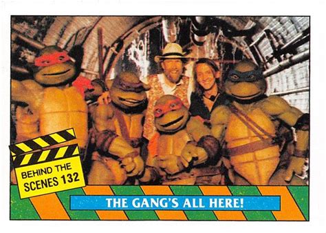 Jim Henson trading card Teenage Mutant Ninja Turtles 1990 Topps #132