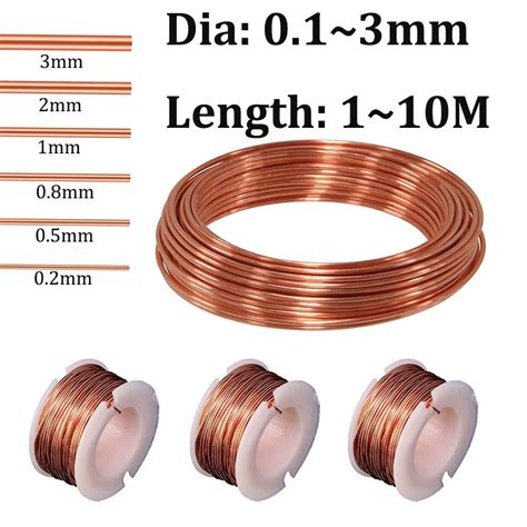 M M Pure Copper Wire Copper Coil Conductive Copper Wire Superfine