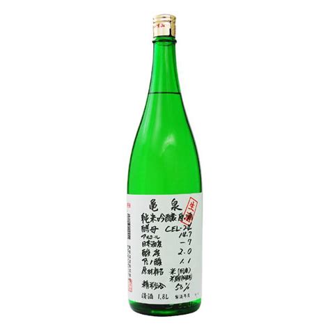 日本酒 地酒 高知 亀泉 純米吟醸原酒 Cel 24 （生） 1800ml 1梱包6本まで 要クール便 0103kmz Cel24 B日本