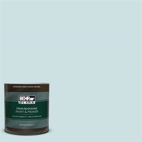 Behr Ultra Qt S Beach Foam Semi Gloss Enamel Exterior Paint