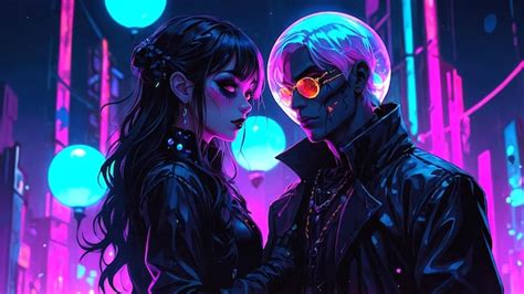 Premium Photo | Ultra Detailed Illustration Gothic AnimeStyle Couple in ...