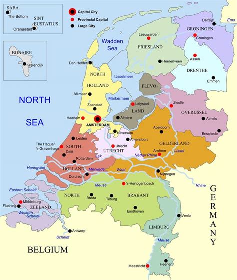 Netherlands Map Of Europe - Lenna Nicolle