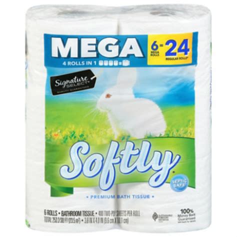 Safeway Signature Select Bathroom Tissue Premium Mega Two Ply Same