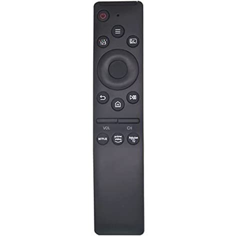 A Black Remote Control On A White Background