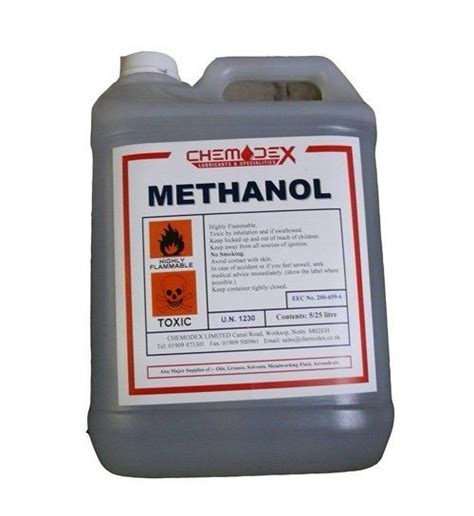 Methyl Alcohol, 90%, 2.5 litre bottle, for production of pharma API ...