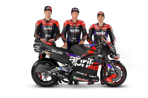 Aprilia Reveals Its 2024 MotoGP Livery