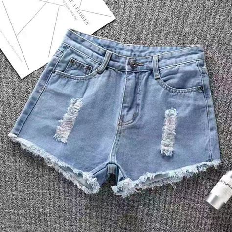 Plus Size Sexy High Waisted Denim Shorts Maong Jeans Loose Korean Style Hot Summer Shopee