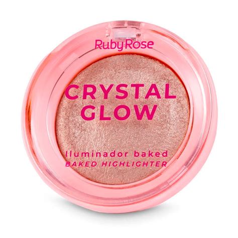 Iluminador Da Ruby Rose - Iluminador Ruby Rose Crystal Glow Pink Champagne 6,5g: Preço