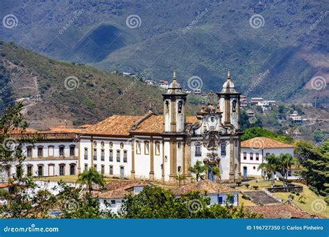 View Of Historic 18th Century Church In Colonial Architecture In The