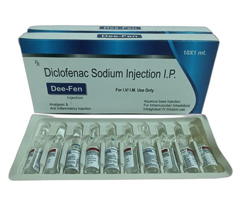 Diclofenac Sodium Mg Injection At Piece Baddi Id