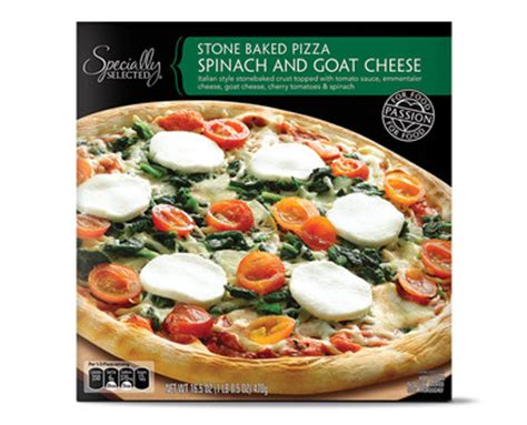 ALDI US Specially Selected Spinach Goat Cheese Pizza