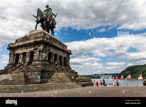 Koblenz German Corner Confluence Of Moselle And Rhine Equestrian