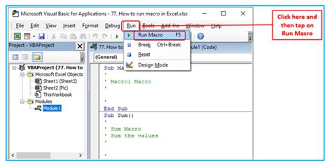 How To Run Macro In Excel Resource