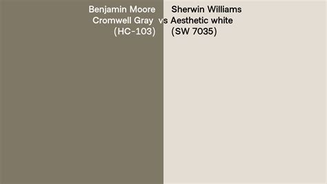 Benjamin Moore Cromwell Gray Hc 103 Vs Sherwin Williams Aesthetic