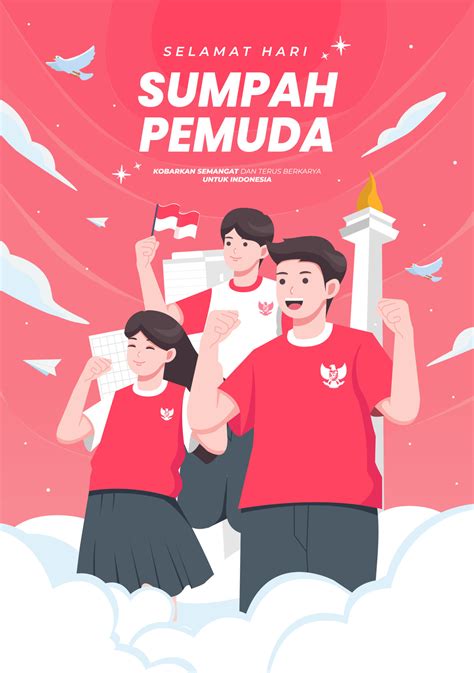 Selamat Hari Sumpah Pemuda Significa Promessa Da Juventude Indon Sia