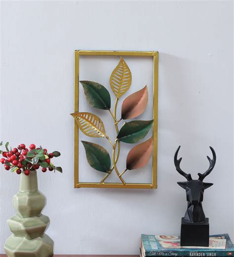 Buy Floral Multicolour Iron Wall Art at 52% OFF by Malik Design | Pepperfry