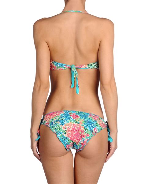 Verdissima Synthetic Bikini In Turquoise Blue Lyst