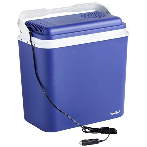 VonShef Electric Cool Box Large Cooler 22L Camping 12V Car Adaptor Food ...