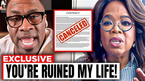 Shannon Sharpe BLAMES Oprah Winfrey For Getting Him CANCELLED YouTube