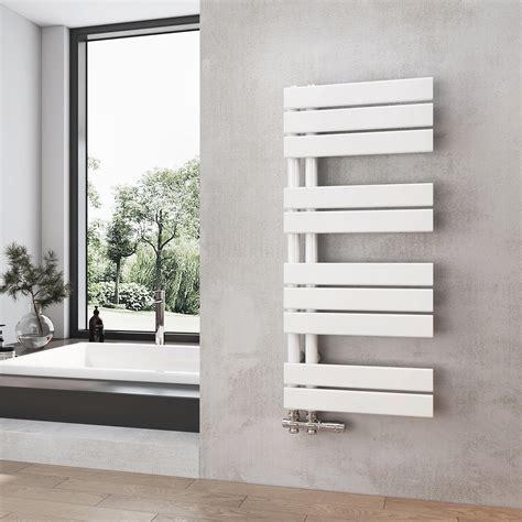 Sèche Serviettes à Eau Chaude Heilmetz 899 x 400 mm Radiateur Plat