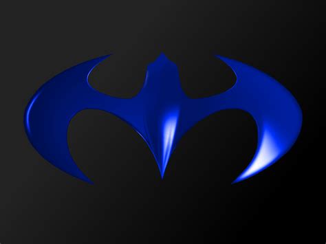 Nightwing Logo Wallpaper - WallpaperSafari