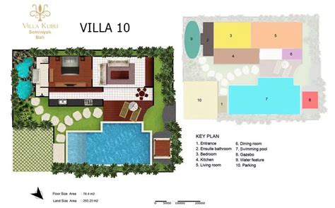 Interactive Floor Plans Seminyak Villa Kubu