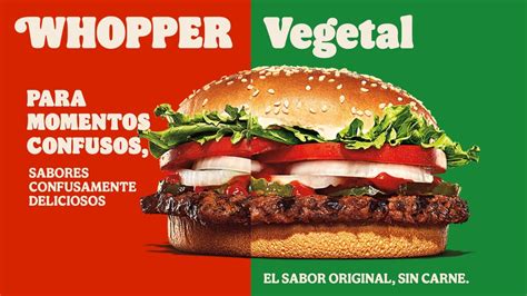 Carne La Apuesta Publicitaria Para La Whopper Vegetal De Burger