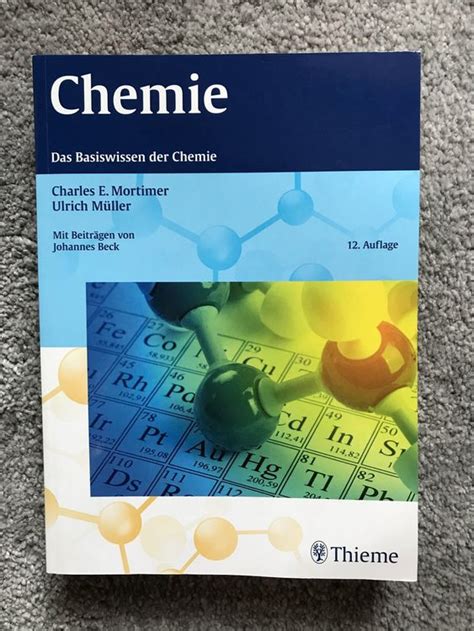 Lehrbuch Das Basiswissen Der Chemie Auflage Mortimer Kaufen Auf