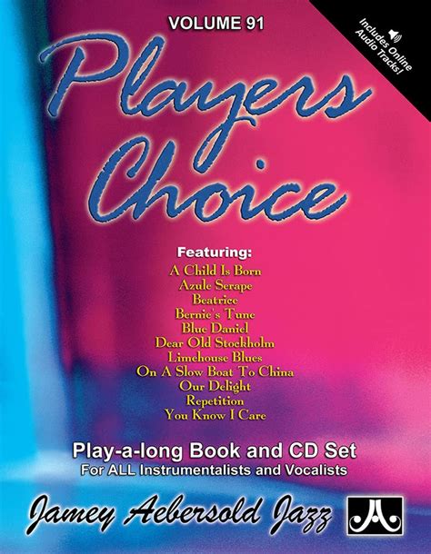 Players Choice Jamey Aebersold Jazz Series Vol Play A Long