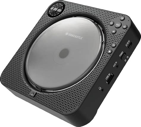 Wall Mountable Portable CD Player With Bluetooth And Speakers