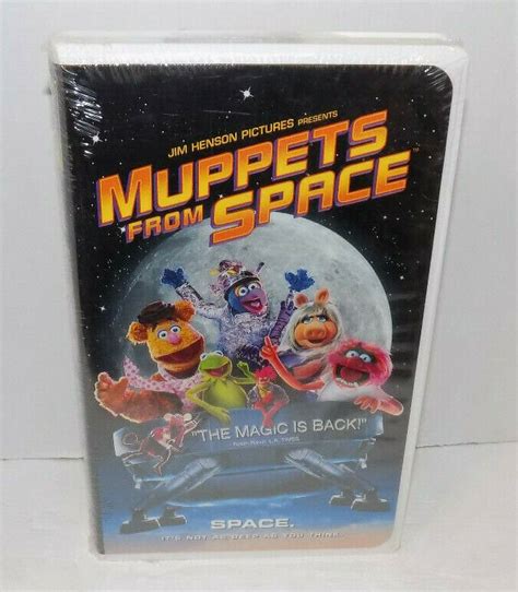 Jim Henson Pictures Muppets From Space VHS New Sealed Clamshell Case