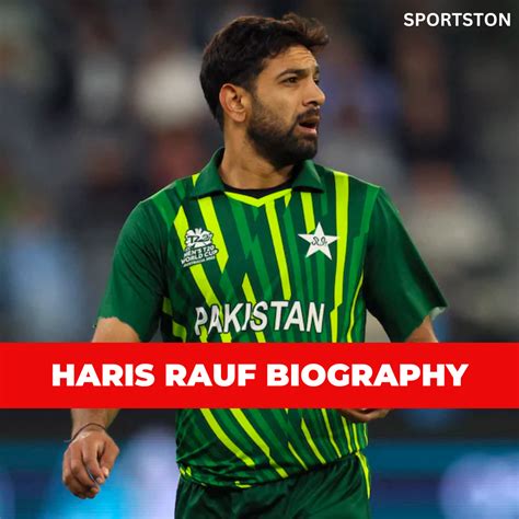 Haris Rauf Biography Early Life Achievements Net Worth Sportston