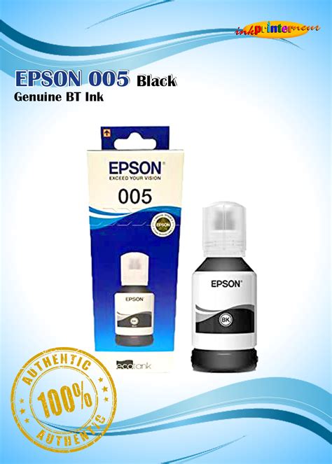 Epson 005 Black Original Ink Bottle Lazada PH