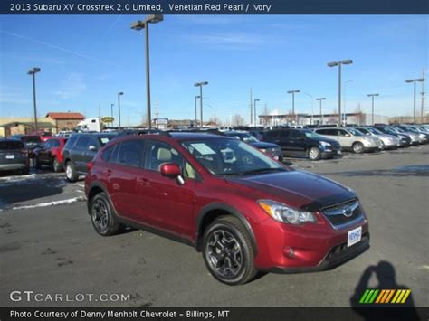 Venetian Red Pearl 2013 Subaru Xv Crosstrek 20 Limited Ivory