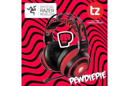 The PewDiePie Headset - Razer Nari Ultimate PewDiePie Edition