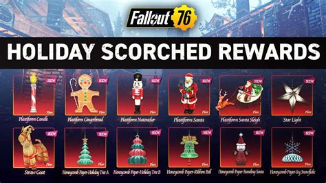 All Holiday Scorched Rewards Fallout Youtube