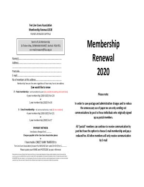 Fillable Online Flua Org How To Increase Membership Renewals Guide Fax