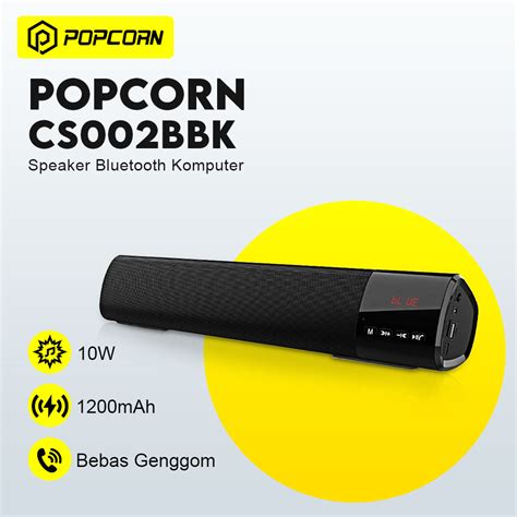 Jual Popcorn Speaker Bluetooth Soundbar W Multifunction Wireless