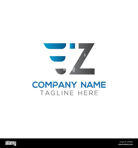 Initial EZ Letter Linked Logo. Creative Letter EZ Modern Business Logo ...